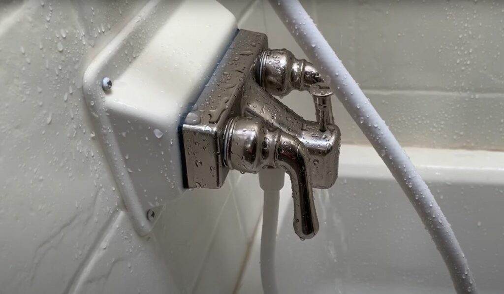 Replacing RV Shower Faucet Without Access Panel Faucet Fam