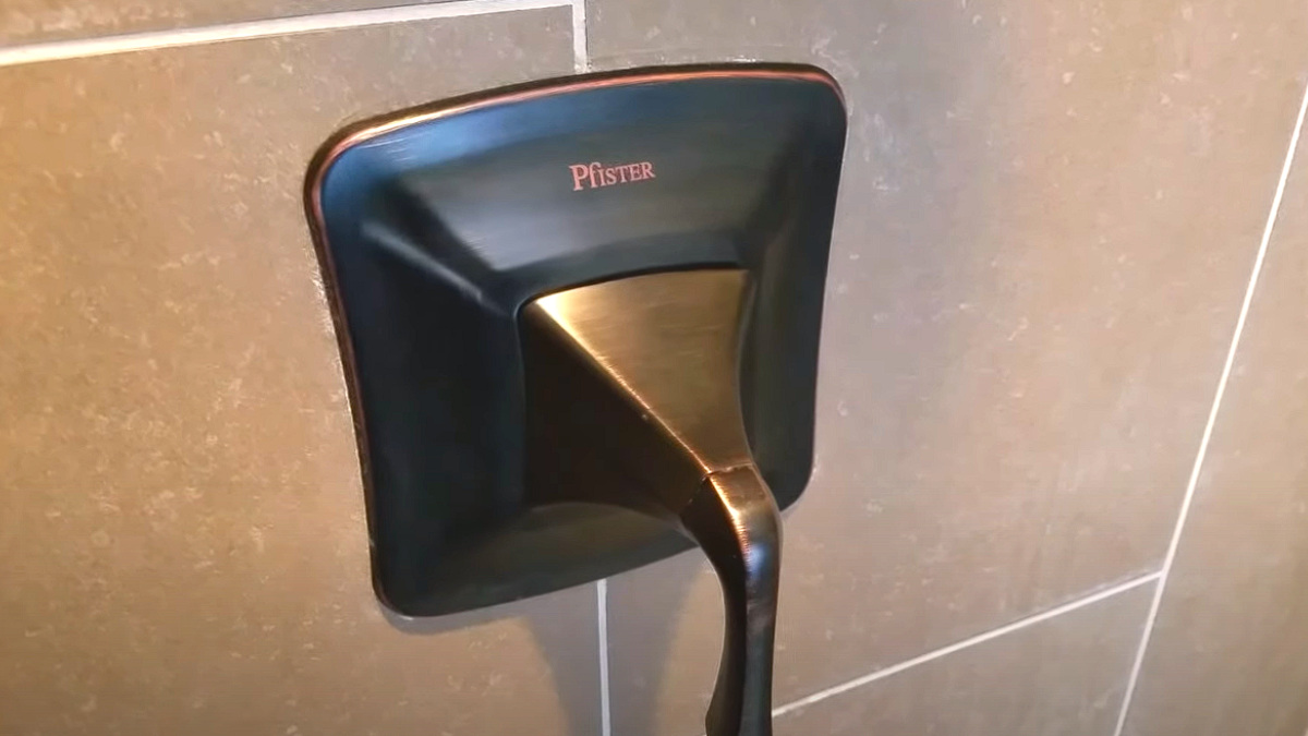 remove pfister shower handle no screw